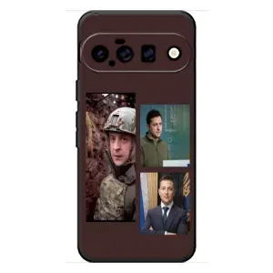 Чехол для Google Pixel 11 (AlphaPrint - с принтом Зеленского) (Президент)