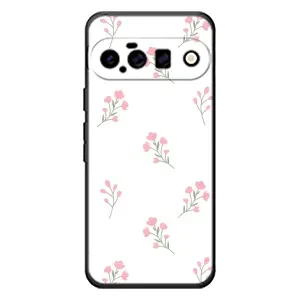 Чохол з розовим принтом для Google Pixel 11 (Рожеві квіти)