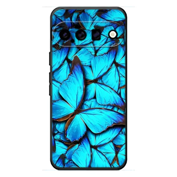 Чехол с принтом «Синие бабочки» для Google Pixel 11 Чехол с принтом «Синие бабочки» для Google Pixel 11