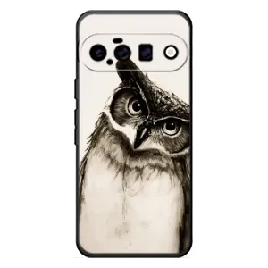 Чехол с птицами на Google Pixel 11 (VPrint) (Сова)