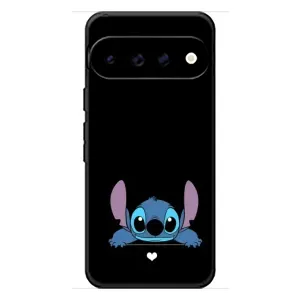 Чохол з принтом Стіч на Google Pixel 11 (Стіч на чорному)