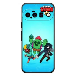 Чехлы Brawl Stars для Google Pixel 11 (AlphaPrint) (Трио героев)