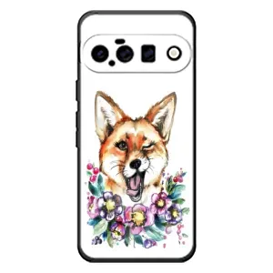 Чехлы с картинкой Лисички для Google Pixel 11 (VPrint) (Веселая лисичка)
