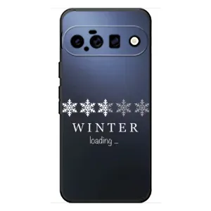 Зимние Чехлы для Гугл Пиксель 11 - прозрачный фон (Winter loading)