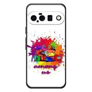 Чехол Амонг Ас для Google Pixel 11 (AlphaPrint) (Яркий АмонгАс)
