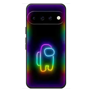 Чехол Амонг Ас для Google Pixel 11 (AlphaPrint) (Яркий скин)