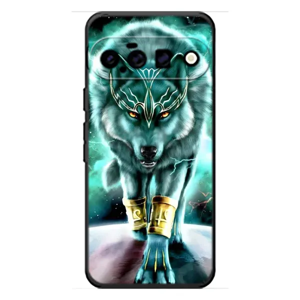 Чохол з принтом «Яскравий вовк» для Google Pixel 11