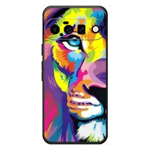 Чехол со Львом для Google Pixel 11 (VPrint) (Яркий Лев)