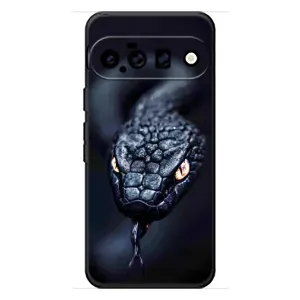 Чехол с принтом «Черная змея» для Google Pixel 11