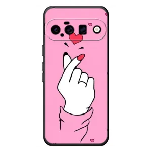 Чехол с принтом для Google Pixel 11 (AlphaPrint - Знак сердечка)