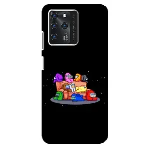 Чехол Амонг Ас для Google Pixel 2 XL (AlphaPrint) (Амонг-ас)