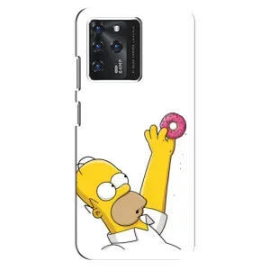 Чjхол з Сімпсонами для Google Pixel 2 XL (VPrint) (Гомер з пончиком)