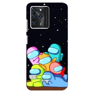 Чехол Амонг Ас для Google Pixel 2 XL (AlphaPrint) (Скины в космосе)