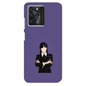 Чохли Венсдей на Google Pixel 2 XL Уенсдей (AlphaPrint) (Венздей у чорному)