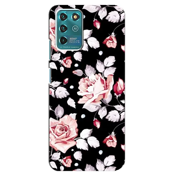 Чохол з принтом «Квіти на чорному» для Google Pixel 2 Чохол з принтом «Квіти на чорному» для Google Pixel 2