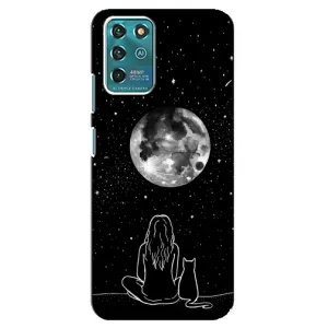 Чохол з малюнком кіт на Google Pixel 2 (Дівчина з котом)