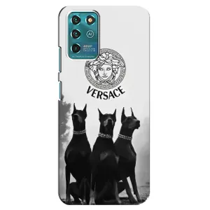 Чохол з принтом «Доберман Версаче» для Google Pixel 2