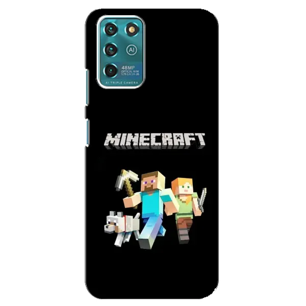 Чехол с принтом «герои Minecraft» для Google Pixel 2