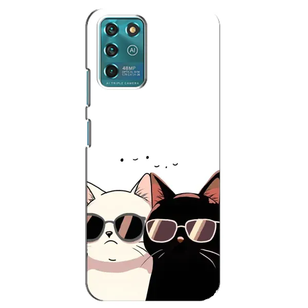 Чохол з принтом «Коти в окулярах» для Google Pixel 2