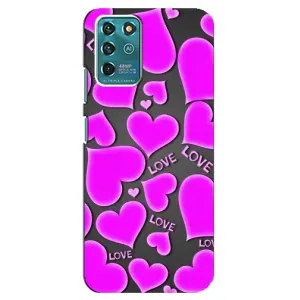 Чехол с принтом «Pink hearts» для Google Pixel 2
