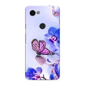Чохли з квітами для Google Pixel 3 XL (VPrint) (Метелик на квітах)