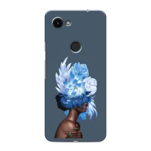 Чехлы (ART) Цветы на Google Pixel 3 XL (VPrint) (Квіти на голові)