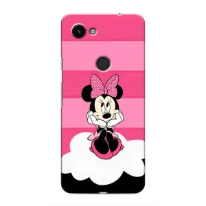 Эксклюзивный чехол для Google Pixel 3 XL (AlphaPrint - Мультяшные) (Девочка Maus)