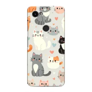 Чохол з принтом «Колаж котів» для Google Pixel 3 XL