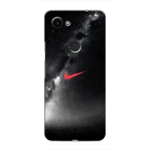 Чехол для Google Pixel 3 XL - с принтом Найк (AlphaPrint) (Найк красный)
