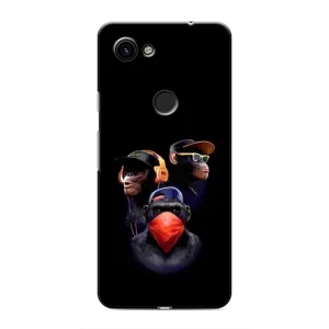 Чехол с Обезьянами Google Pixel 3 XL - (AlphaPrint)