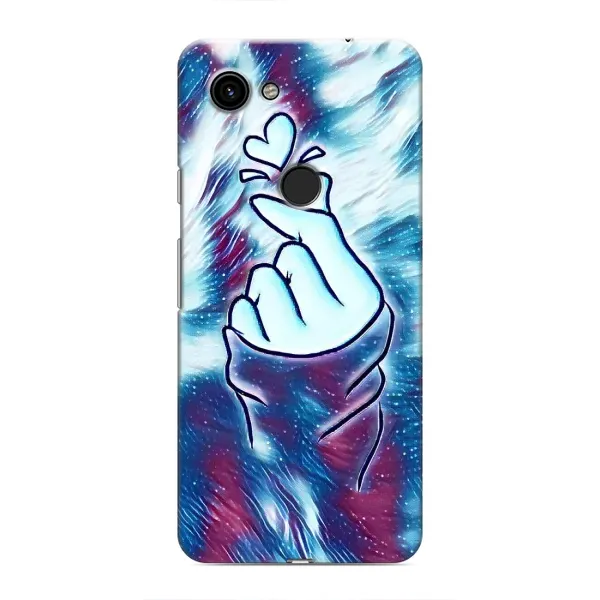 Чохол з принтом «Радужне серце» для Google Pixel 3 XL