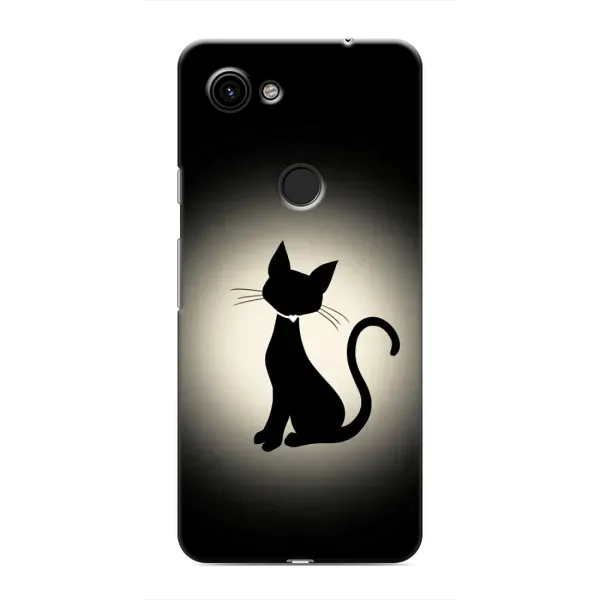 Чехол с принтом «Силуэт котика» для Google Pixel 3 XL