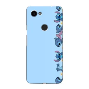 Чохол з принтом Стіч на Google Pixel 3 XL (Стіч фон)