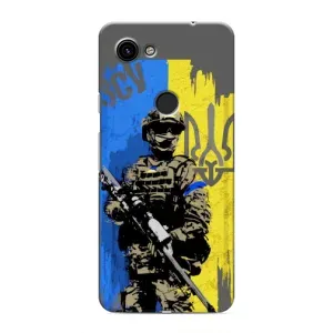 Чехлы с картинкой ЗСУ для Google Pixel 3a XL (AlphaPrint) (АРТ солдат)