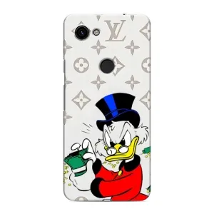 Чехлы для Google Pixel 3a XL - Скрудж МакДак Louis Vuitton (PREMIUMPrint) (Баксы Скрудж)