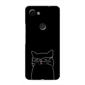Чохол з принтом «Байдужий кіт» для Google Pixel 3a XL