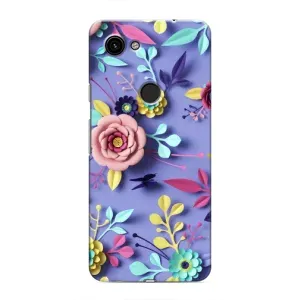 Чохли з квітами для Google Pixel 3a XL (VPrint) (Дизайн квітів)
