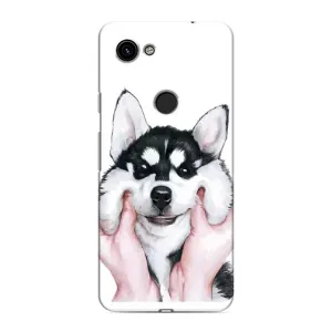 Чехол с Хаски для Google Pixel 3a XL - (AlphaPrint)