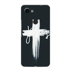 Чехол для Google Pixel 3a XL (AlphaPrint) - (Христианские) (Иисус)