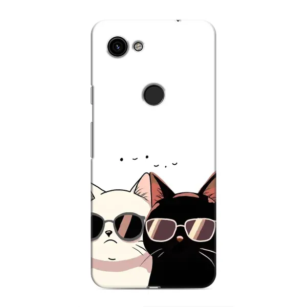 Чохол з принтом «Коти в окулярах» для Google Pixel 3a XL