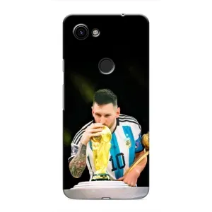 Чохли для Google Pixel 3a XL (Leo чемпіон) (AlphaPrint) (Кубок Мессі)