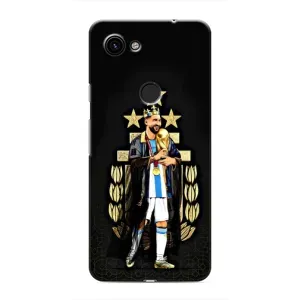Чохли для Google Pixel 3a XL (Leo чемпіон) (AlphaPrint) (Мессі Король)