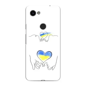 Чохол для Патріота України Google Pixel 3a XL - (AlphaPrint) (Мир Україні)