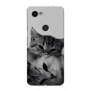 Чохол з принтом «Пара котів» для Google Pixel 3a XL