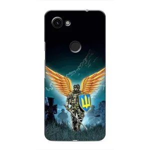 Чехлы с картинкой ЗСУ для Google Pixel 3a XL (AlphaPrint) (Солдат ЗСУ)