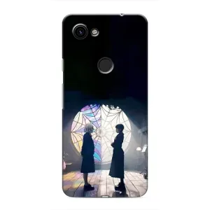 Чехлы Венсдей на Google Pixel 3a XL Уэнсдей (AlphaPrint) (Уэнздей и Инид)