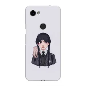 Чехлы Венсдей на Google Pixel 3a XL Уэнсдей (AlphaPrint) (Уэнздей и Вещь)