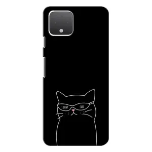 Чохол з принтом «Байдужий кіт» для Google Pixel 4 XL