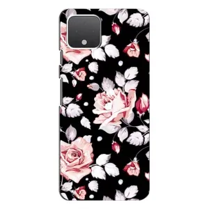 Чохли з квітами для Google Pixel 4 XL (VPrint) (Квіти на чорному)