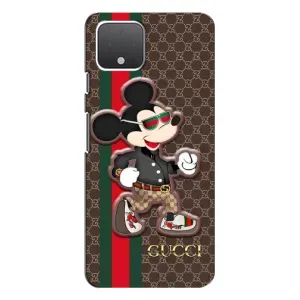 Чохли  GUCCI для Ґуґл Піксель 4 XL (AlphaPrint) (Маус Гуччі)
